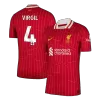 VIRGIL #4 Liverpool Home Authentic Soccer Jersey 2024/25 - gogoalshop