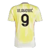 VLAHOVIĆ #9 Juventus Away Soccer Jersey 2024/25 - Save The Children Sponsor  - gogoalshop