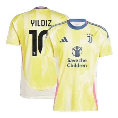 YILDIZ #10 Juventus Away Soccer Jersey 2024/25 - Save The Children Sponsor  - gogoalshop