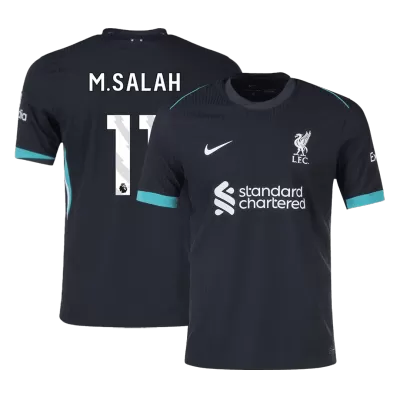 M.SALAH #11 Liverpool Away Authentic Soccer Jersey 2024/25 - gogoalshop