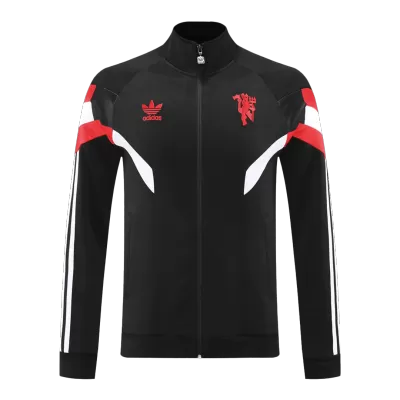 Manchester United Track Jacket 2024/25 - Black - gogoalshop