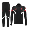 Manchester United Jacket Tracksuit 2024/25 Black - gogoalshop