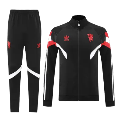 Manchester United Jacket Tracksuit 2024/25 Black - gogoalshop