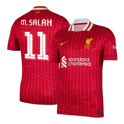 M.SALAH #11 Liverpool Home Soccer Jersey 2024/25 - UCL - gogoalshop