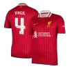 VIRGIL #4 Liverpool Home Soccer Jersey 2024/25 - UCL - gogoalshop