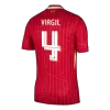 VIRGIL #4 Liverpool Home Soccer Jersey 2024/25 - UCL - gogoalshop