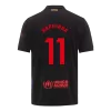 RAPHINHA #11 Barcelona Away Soccer Jersey 2024/25 - Spotify Logo Without Text - gogoalshop