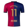 RAPHINHA #11 Barcelona Home Soccer Jersey 2024/25 - Spotify Logo Without Text - gogoalshop