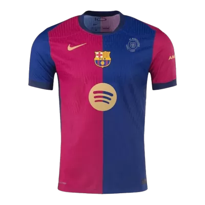 Barcelona Home Authentic Soccer Jersey 2024/25 - 125th Anniversary(Spotify Logo Without Text) - gogoalshop