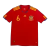 Vintage Soccer Jersey A. INIESTA #6 Spain Home 2010 - gogoalshop