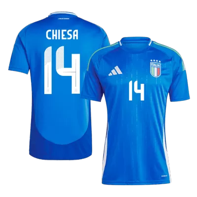 CHIESA #14 Italy Home Soccer Jersey EURO 2024 - gogoalshop