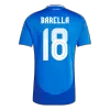 BARELLA #18 Italy Home Soccer Jersey EURO 2024 - gogoalshop