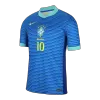 NEYMAR JR #10 Brazil Away Soccer Jersey 2024 - gogoalshop