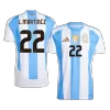 L.MARTÍNEZ #22 Argentina Home Soccer Jersey 2024 - gogoalshop