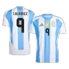 J.ALVAREZ #9 Argentina Home Soccer Jersey 2024 - gogoalshop