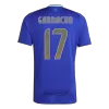 GARNACHO #17 Argentina Away Soccer Jersey 2024 - gogoalshop