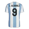 J.ALVAREZ #9 Argentina Soccer Jersey 2024 - 50th Anniversary - gogoalshop