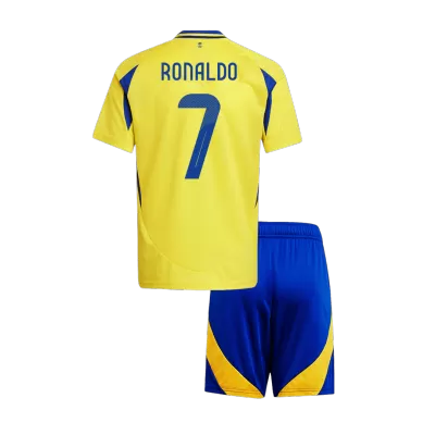 RONALDO #7 Al Nassr Home Kids Soccer Jerseys Kit 2024/25 - ACL - gogoalshop