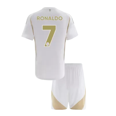 RONALDO #7 Al Nassr Third Away Kids Soccer Jerseys Kit 2024/25 - gogoalshop