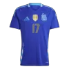 GARNACHO #17 Argentina Away Soccer Jersey 2024 - gogoalshop