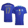 GARNACHO #17 Argentina Away Soccer Jersey 2024 - gogoalshop