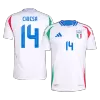 CHIESA #14 Italy Away Authentic Soccer Jersey EURO 2024 - gogoalshop