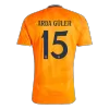 ARDA GÜLER #15 Real Madrid Away Soccer Jersey 2024/25 - gogoalshop