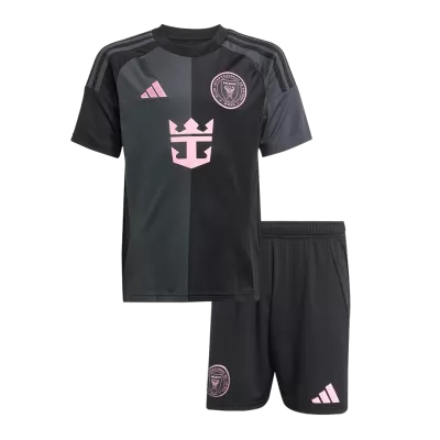 Kid's Inter Miami CF Away Soccer Jersey Kit(Jersey+Shorts) 2025 - gogoalshop