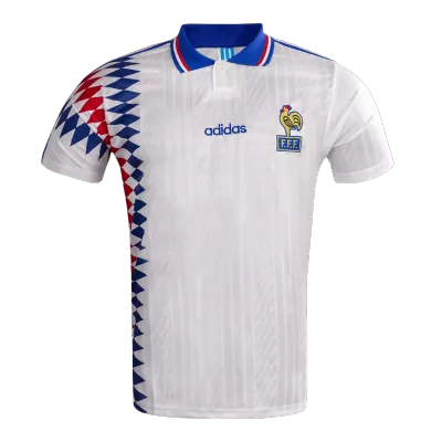 Vintage Soccer Jersey France Away 1994 - gogoalshop