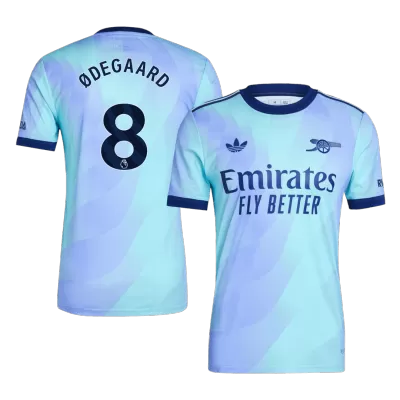 ØDEGAARD #8 Arsenal Third Away Authentic Soccer Jersey 2024/25 - gogoalshop