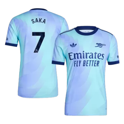 SAKA #7 Arsenal Third Away Authentic Soccer Jersey 2024/25 - gogoalshop