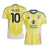 YILDIZ #10 Juventus Away Soccer Jersey 2024/25 - Save The Children Sponsor  - gogoalshop