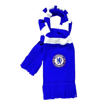 Chelsea Soccer knitting Scarf Blue&White - gogoalshop