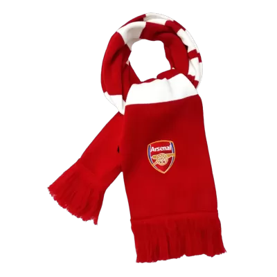 Arsenal Soccer knitting Scarf Red&White - gogoalshop