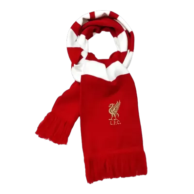 Liverpool Soccer knitting Scarf Red&White - gogoalshop