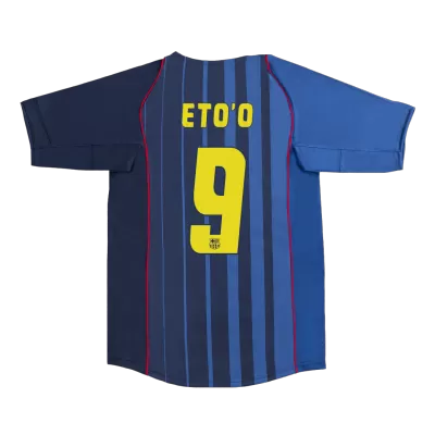 Vintage Soccer Jersey ETO'O #9 Barcelona Away 2004/05 - gogoalshop