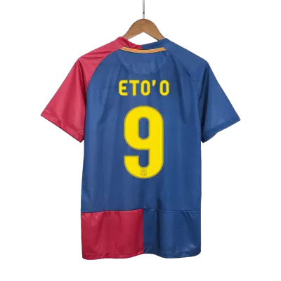 Vintage Soccer Jersey ETO'O #9 Barcelona Home 2008/09 - UCL Final - gogoalshop