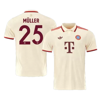 MÜLLER #25 Bayern Munich Third Away Authentic Soccer Jersey 2024/25 - UCL - gogoalshop