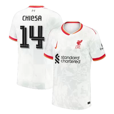 CHIESA #14 Liverpool Third Away Soccer Jersey 2024/25 - UCL - gogoalshop