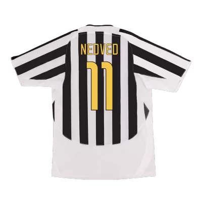 Vintage Soccer Jersey NEDVED #11 Juventus Home 2003/04 - gogoalshop