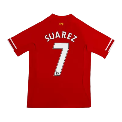 Vintage Soccer Jersey SUAREZ #7 Liverpool Home 2013/14 - gogoalshop