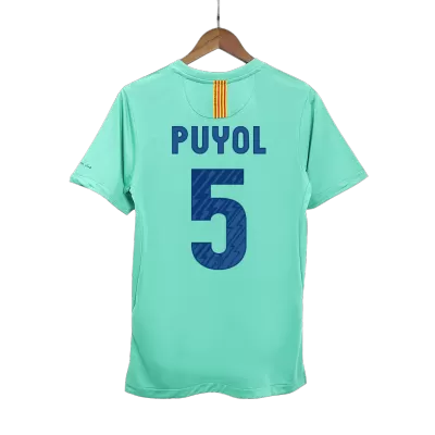 Vintage Soccer Jersey PUYOL #5 Barcelona Away 2010/11 - gogoalshop