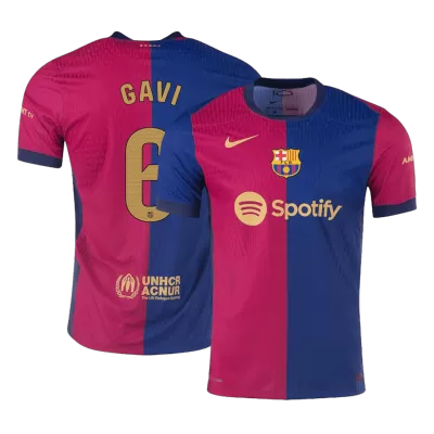 GAVI #6 Barcelona Home Soccer Jersey 2024/25 - gogoalshop