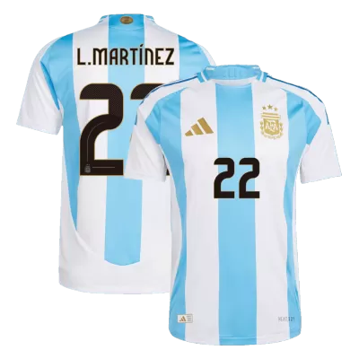 L.MARTÍNEZ #22 Argentina Home Authentic Soccer Jersey 2024 - gogoalshop