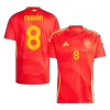 FABIÁN #8 Spain Home Soccer Jersey EURO 2024 - gogoalshop