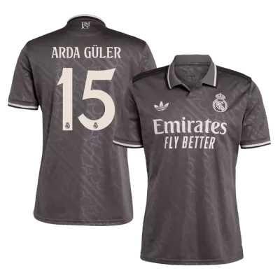 ARDA GÜLER #15 Real Madrid Third Away Soccer Jersey 2024/25 - gogoalshop