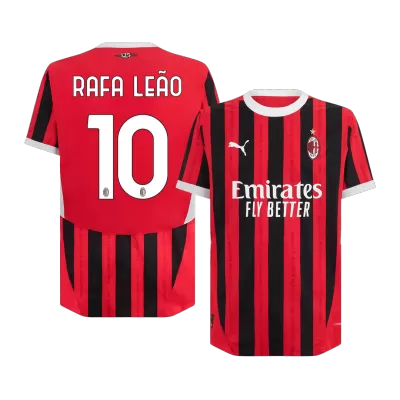 RAFA LEÃO #10 AC Milan Home Authentic Soccer Jersey 2024/25 - gogoalshop