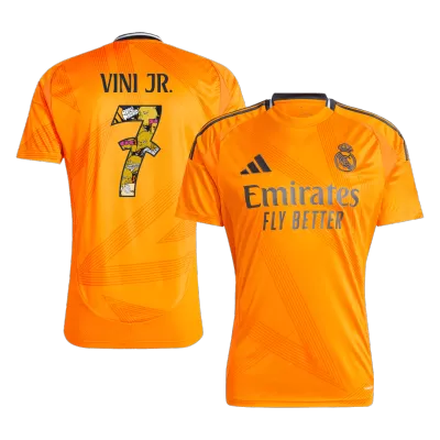 VINI JR. #7 Real Madrid Away Soccer Jersey 2024/25 - Bear Champ Font - gogoalshop