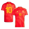 OLMO #10 Spain Home Soccer Jersey EURO 2024 - gogoalshop