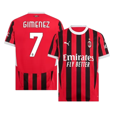 GIMENEZ #7 AC Milan Home Soccer Jersey 2024/25 - gogoalshop